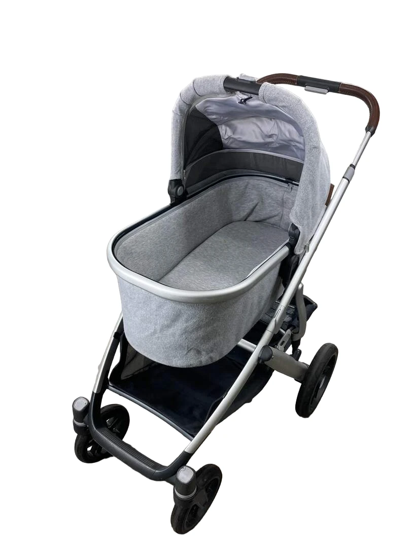 UPPAbaby VISTA V2 Stroller, Bassinet And Frame Only, 2020, Stella (Grey Brushed Melange) 3 UPPAbaby VISTA V2 Stroller, Bassinet And Frame Only, 2020, Stella (Grey Brushed Melange)