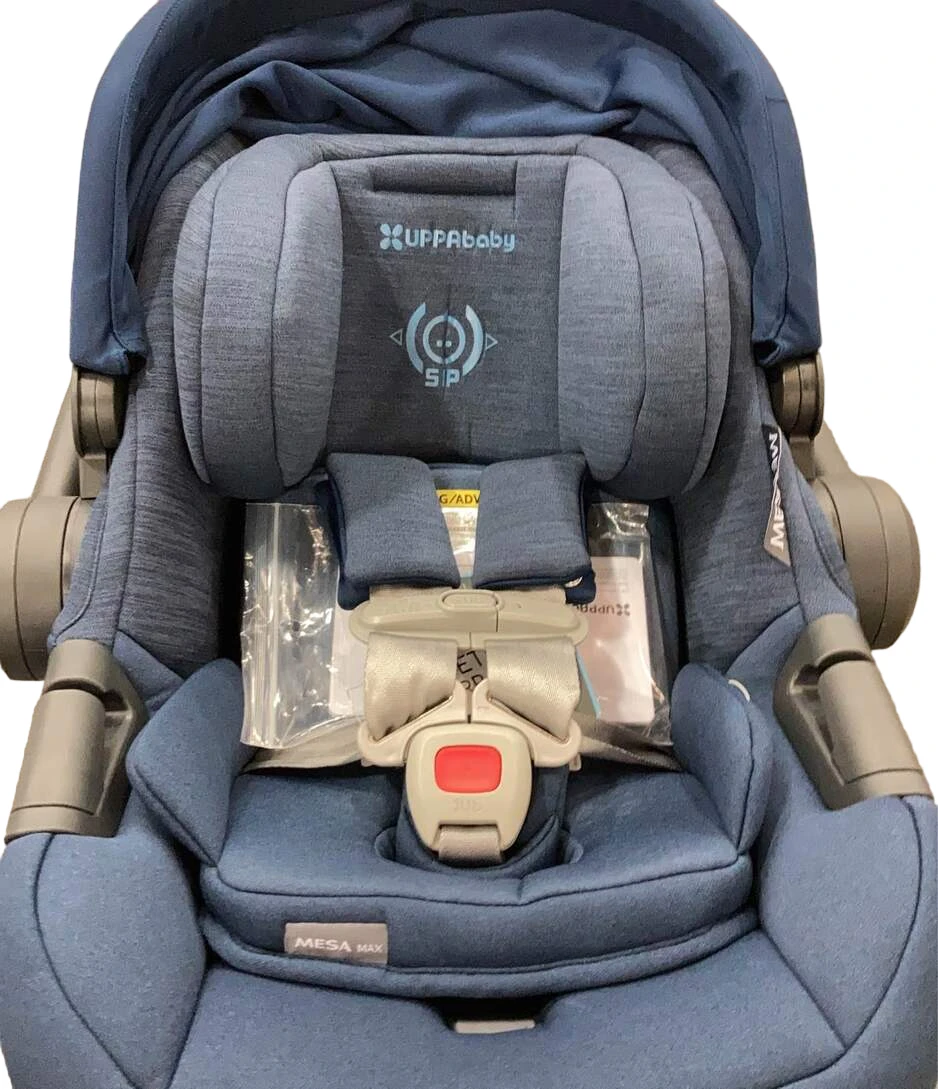UPPAbaby MESA MAX Infant Car Seat And Base, 2023, DualTech Noa Navy 6 UPPAbaby MESA MAX Infant Car Seat And Base, 2023, DualTech Noa Navy - Image 4