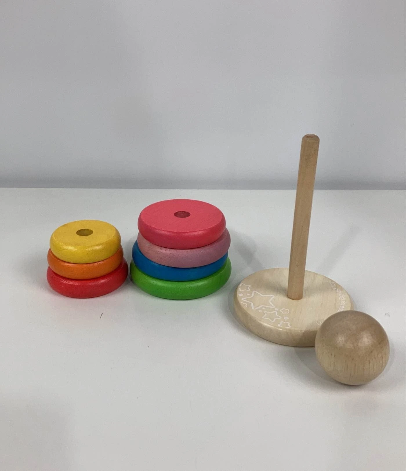 Bigjigs Toys My First Rainbow Stacking Toy 4 Bigjigs Toys My First Rainbow Stacking Toy - Image 2