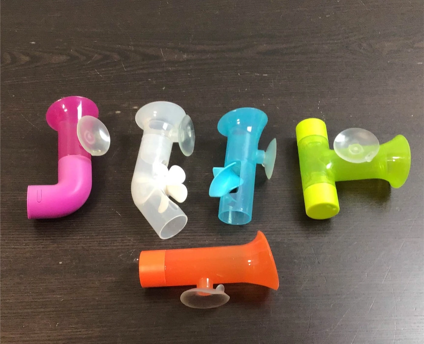 Boon Building Bath Pipes Toy, Blue 4 Boon Building Bath Pipes Toy, Blue - Image 2