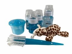 Philips Avent Anti-Colic Baby Bottle With AirFree Vent Newborn Gift Set, Blue