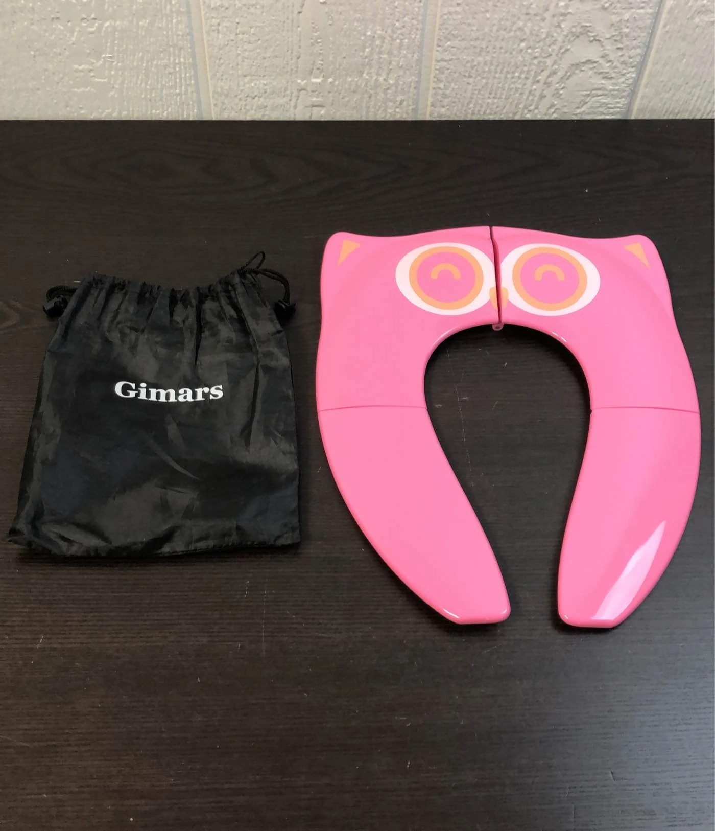 Gimars Foldable Potty Seat, Pink Owl 4 Gimars Foldable Potty Seat, Pink Owl - Image 2