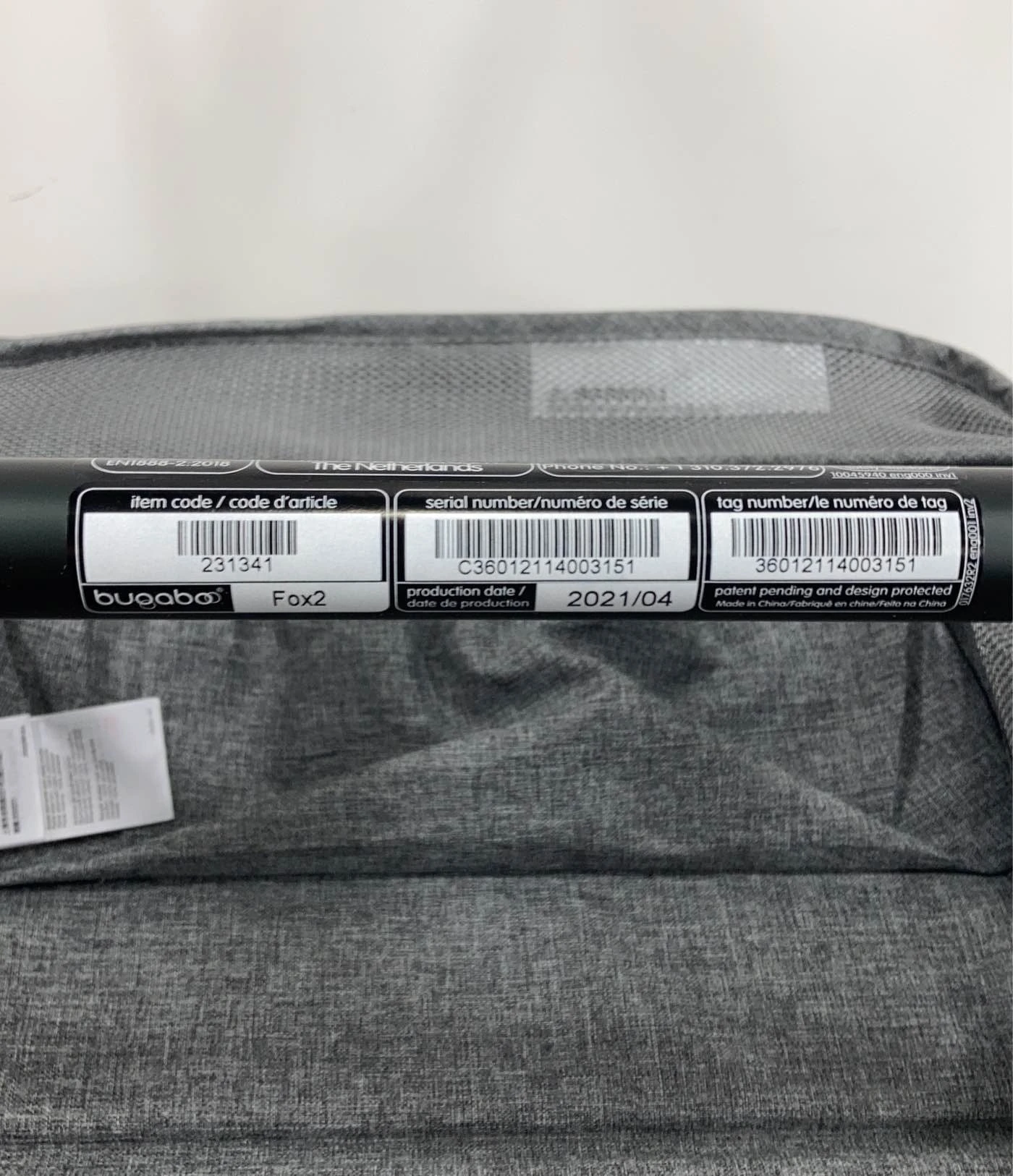 Bugaboo Fox 2 Stroller, 2021, Grey Melange 16 Bugaboo Fox 2 Stroller, 2021, Grey Melange - Image 14