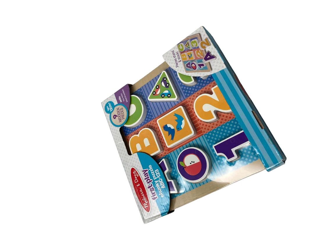 Melissa & Doug Chunky Puzzle, Alphabet, 9 4 Melissa & Doug Chunky Puzzle, Alphabet, 9 - Image 2