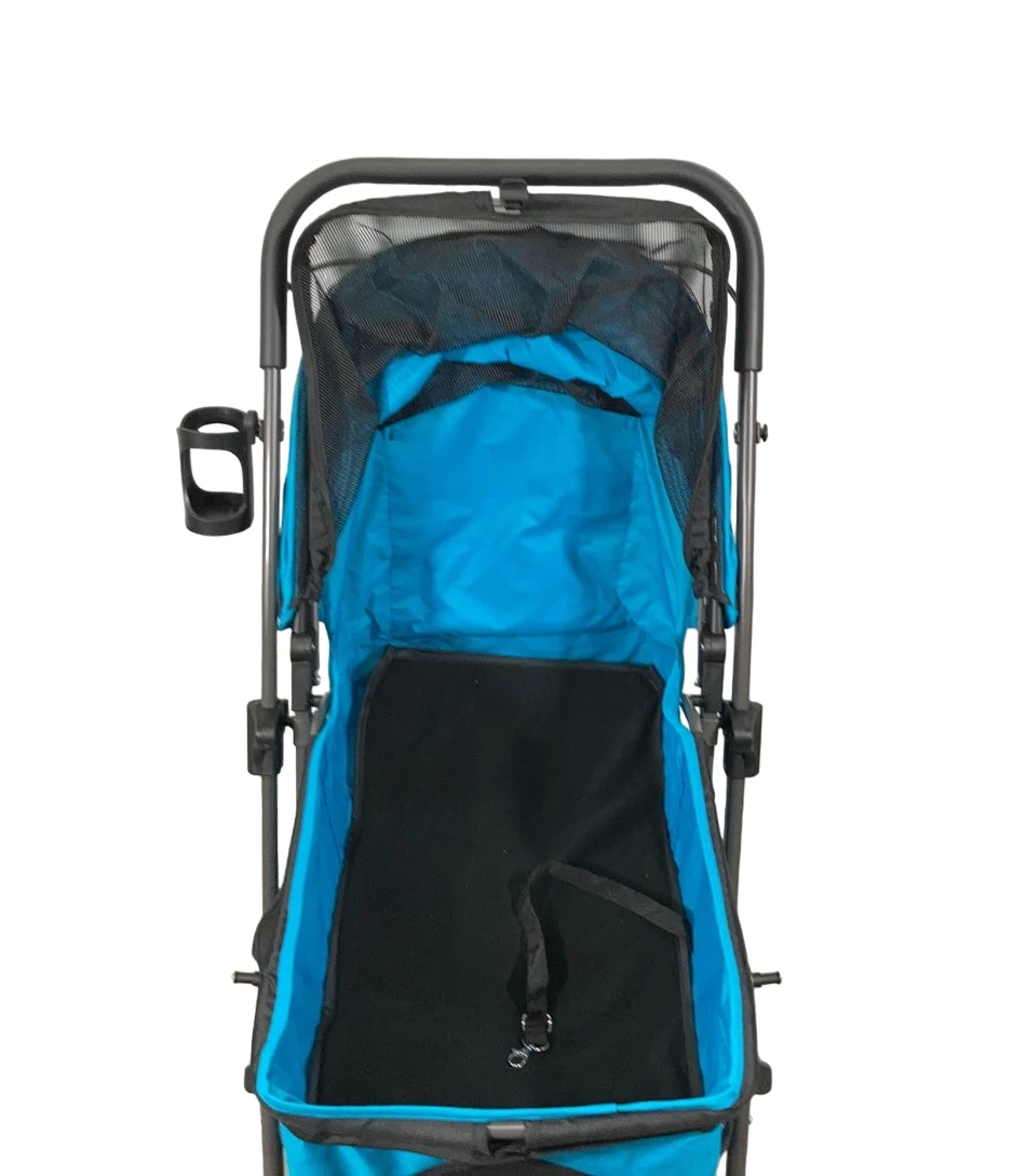 Wonderfold Pet Stroller, Aqua Blue 7 Wonderfold Pet Stroller, Aqua Blue - Image 5