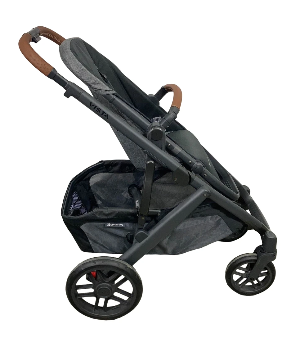 UPPAbaby VISTA V2 Stroller, 2022, Greyson (Charcoal Melange), (Canopy Not Included) 5 UPPAbaby VISTA V2 Stroller, 2022, Greyson (Charcoal Melange), (Canopy Not Included) - Image 3