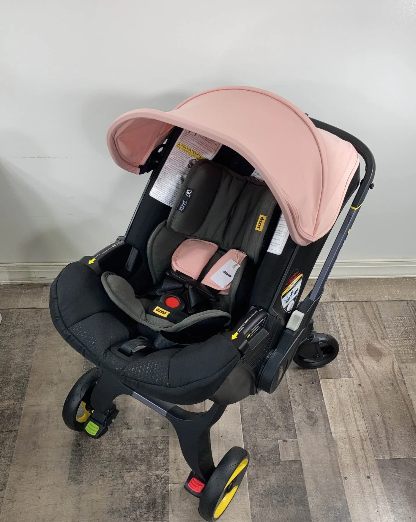 Doona Infant Car Seat & Stroller Combo, Blush Pink, 2021 3 Doona Infant Car Seat & Stroller Combo, Blush Pink, 2021