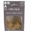 Hevea Natural Rubber Bottle Nipples, 2 Pack, Medium Flow