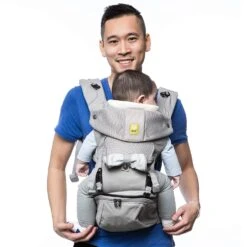 Lillebaby SeatMe All Seasons Hip Seat Baby Carrier, Stone