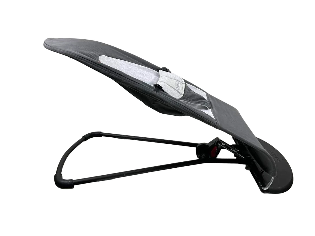 BabyBjorn Bouncer Balance, Dark Grey/Grey, Light Gray Frame, Cotton 4 BabyBjorn Bouncer Balance, Dark Grey/Grey, Light Gray Frame, Cotton - Image 2