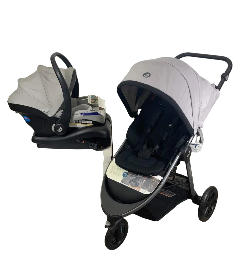 Maxi-Cosi Gia XP 3-Wheel Travel System With Mico Luxe Car Seat, Midnight Moon, 2022 3 Maxi-Cosi Gia XP 3-Wheel Travel System With Mico Luxe Car Seat, Midnight Moon, 2022