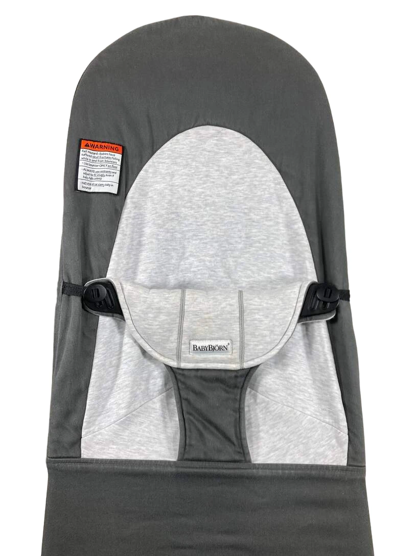BabyBjorn Bouncer Balance, Dark Grey/Grey, Light Gray Frame, Cotton 5 BabyBjorn Bouncer Balance, Dark Grey/Grey, Light Gray Frame, Cotton - Image 3