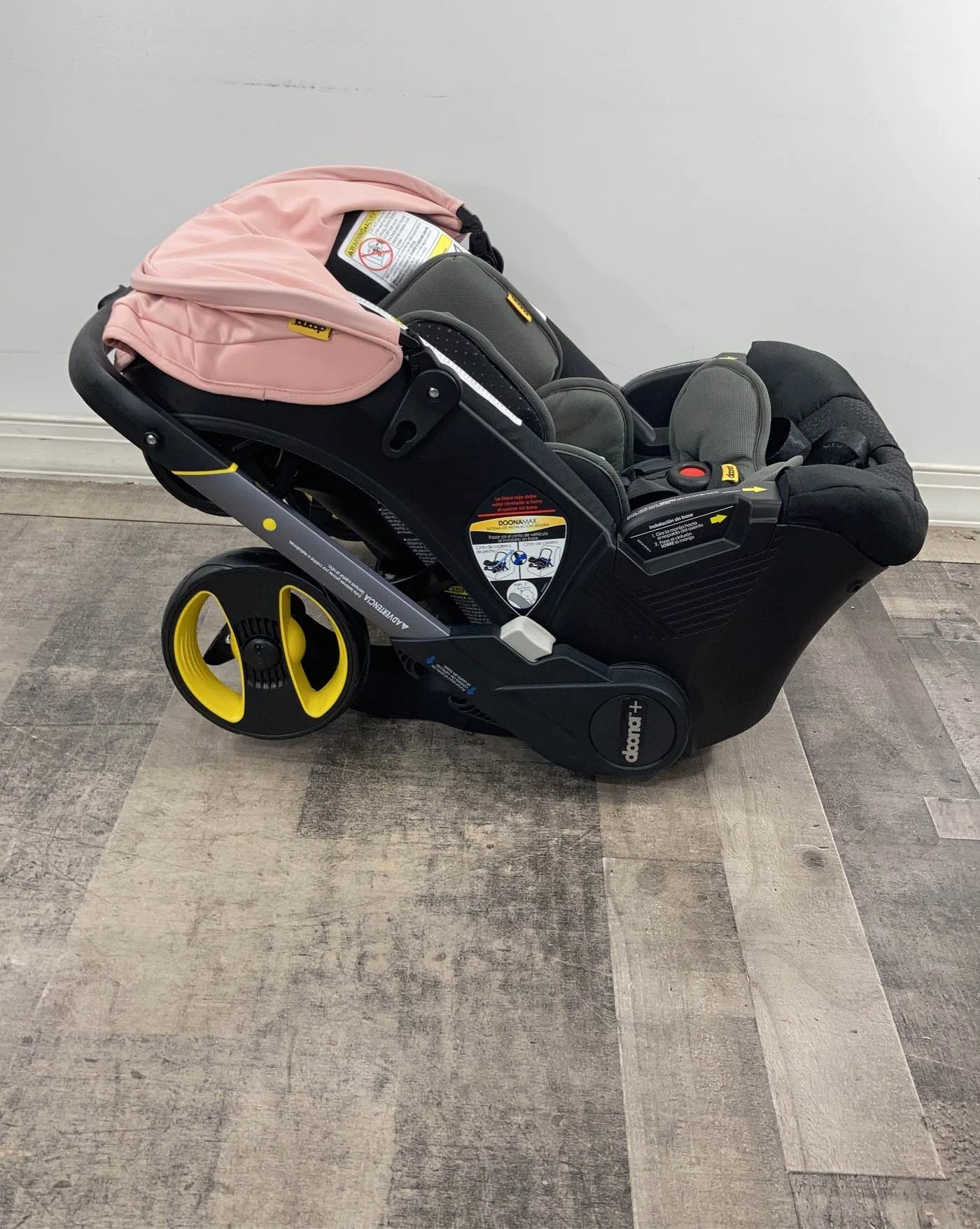 Doona Infant Car Seat & Stroller Combo, Blush Pink, 2021 14 Doona Infant Car Seat & Stroller Combo, Blush Pink, 2021 - Image 12