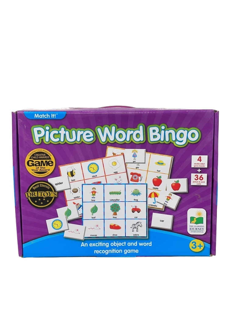 The Learning Journey Picture Bingo 3 The Learning Journey Picture Bingo