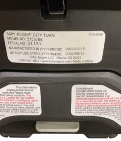 Baby Jogger City Turn Car Seat, 2022, Onyx Black 15 Baby Jogger City Turn Car Seat, 2022, Onyx Black -Kindly Baby Shop 25742db7 9abb 489c bf50 8142b9883b0e