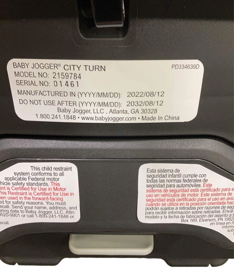 Baby Jogger City Turn Car Seat, 2022, Onyx Black 9 Baby Jogger City Turn Car Seat, 2022, Onyx Black - Image 7