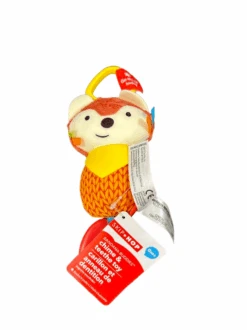Skip Hop Bandana Buddies Chime And Teethe Toy, Fox