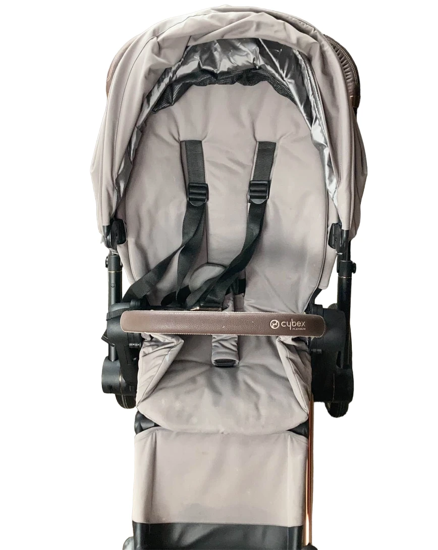 Cybex PRIAM Stroller, Rosegold, Manhattan Grey, 2019 8 Cybex PRIAM Stroller, Rosegold, Manhattan Grey, 2019 - Image 6