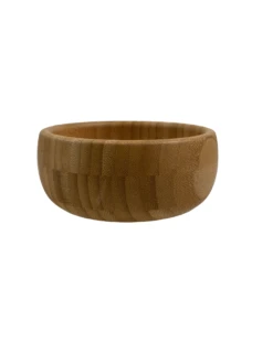 Avanchy Bamboo Bowl And Spoon Set, White