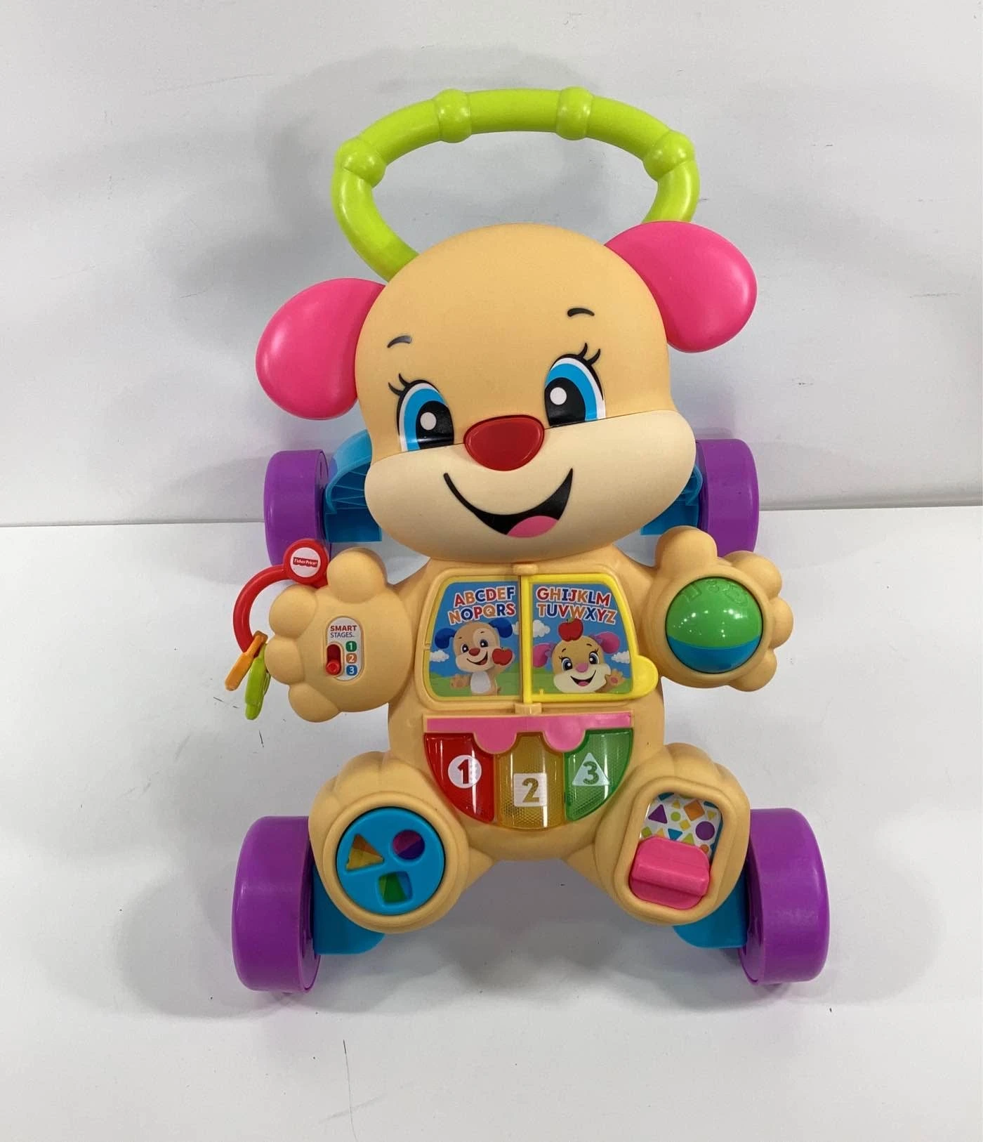 Fisher Price Laugh & Learn Smart Stages Learn With Puppy Walker, - Pink & Purple 3 Fisher Price Laugh & Learn Smart Stages Learn With Puppy Walker, - Pink & Purple