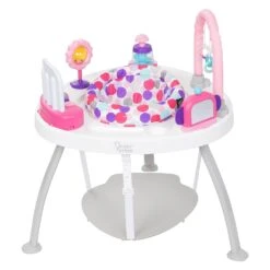 Baby Trend Smart Steps 3-in-1 Bounce ‘N Play Activity Center Plus, Princess Pink