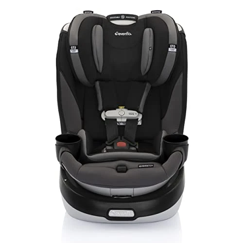 Evenflo Gold Revolve 360 Slim 2-in-1 Rotational Car Seat With SensorSafe, 2023, Obsidian Black 9 Evenflo Gold Revolve 360 Slim 2-in-1 Rotational Car Seat With SensorSafe, 2023, Obsidian Black - Image 7