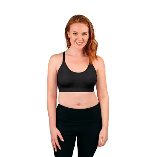 Bamboobies Yoga Nursing Bra, Medium Black 6 Bamboobies Yoga Nursing Bra, Medium Black - Image 4