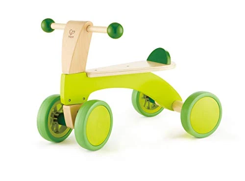 Hape Scoot Around Ride On Wood Bike, Green 6 Hape Scoot Around Ride On Wood Bike, Green - Image 4