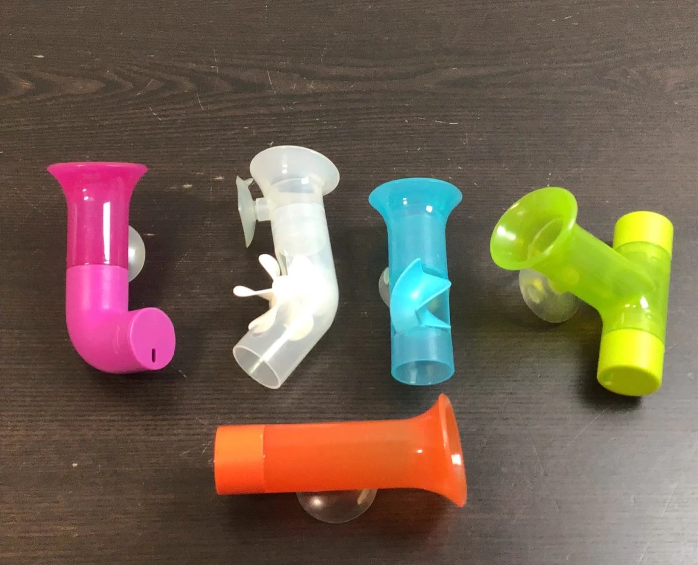 Boon Building Bath Pipes Toy, Blue 3 Boon Building Bath Pipes Toy, Blue