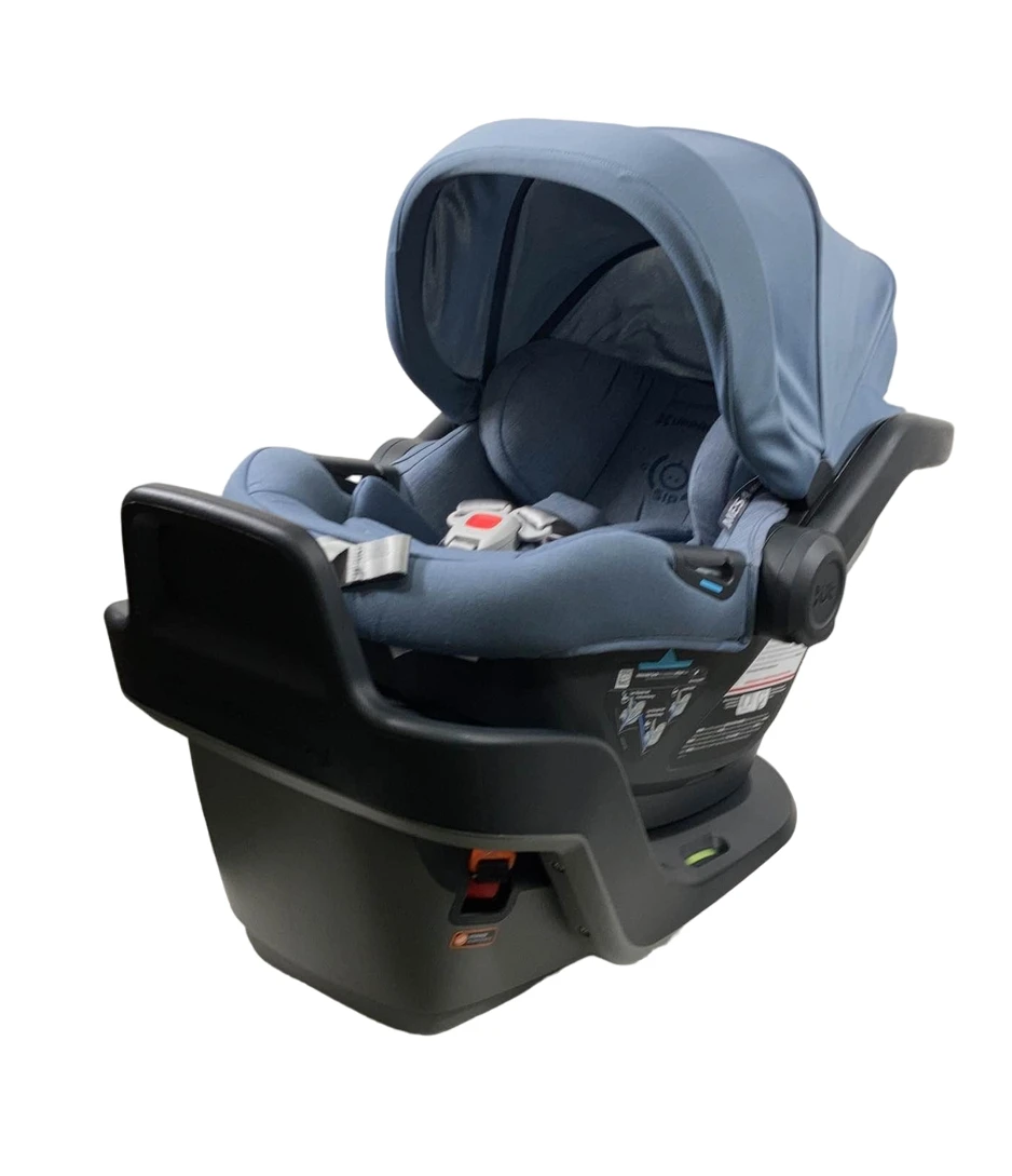 UPPAbaby MESA MAX Infant Car Seat And Base, 2023, PureTech Gregory 3 UPPAbaby MESA MAX Infant Car Seat And Base, 2023, PureTech Gregory