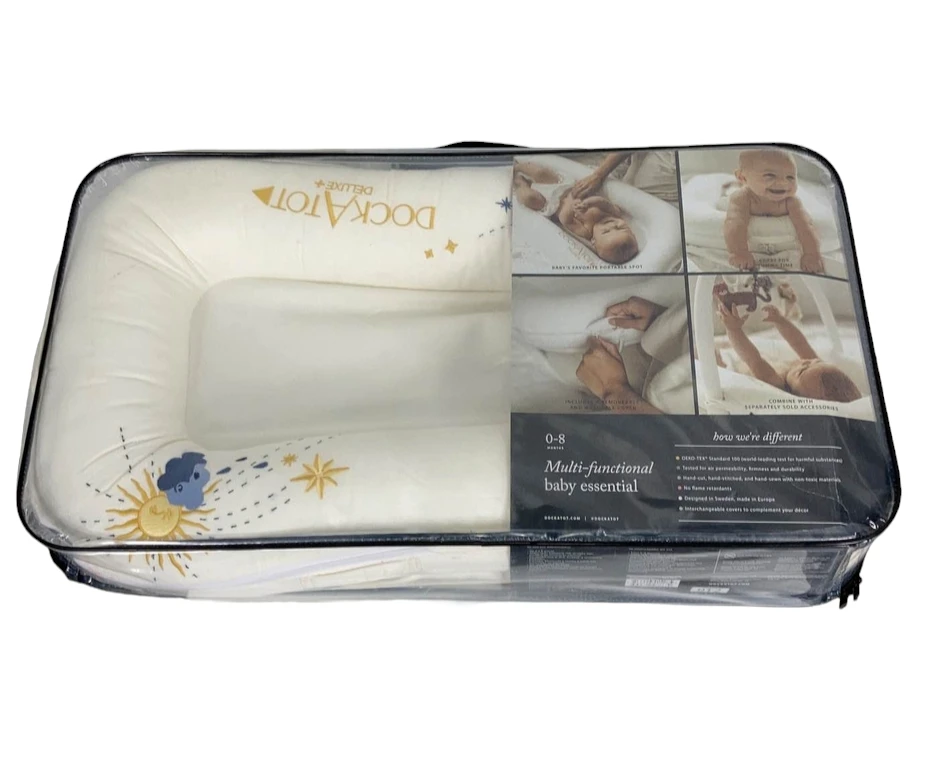 DockATot Deluxe+ Dock, Embroidered Skis 7 DockATot Deluxe+ Dock, Embroidered Skis - Image 5