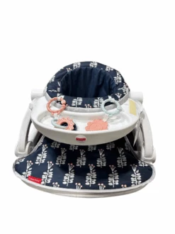 Fisher Price Sit-Me-Up Floor Seat, Navy Garden