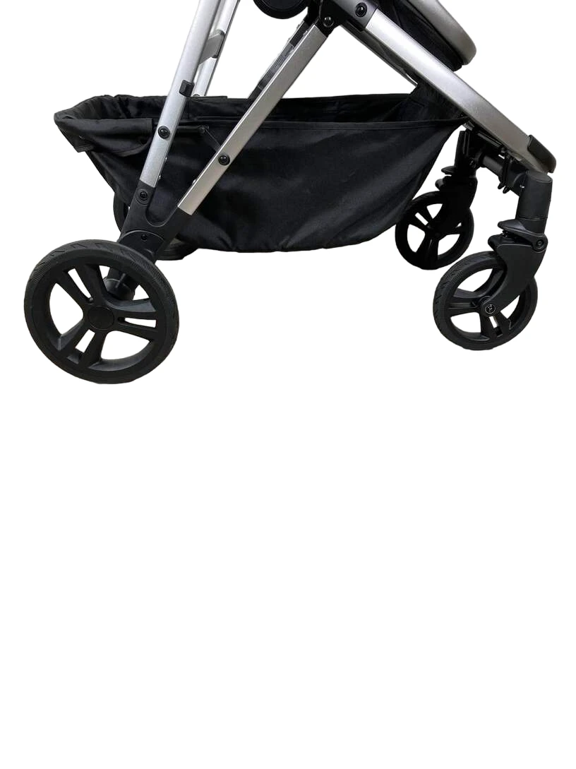 Mockingbird Single To Double 2.0 Stroller, 2023, Silver With Penny Leather, Watercolor Drops, Sage 11 Mockingbird Single To Double 2.0 Stroller, 2023, Silver With Penny Leather, Watercolor Drops, Sage - Image 9