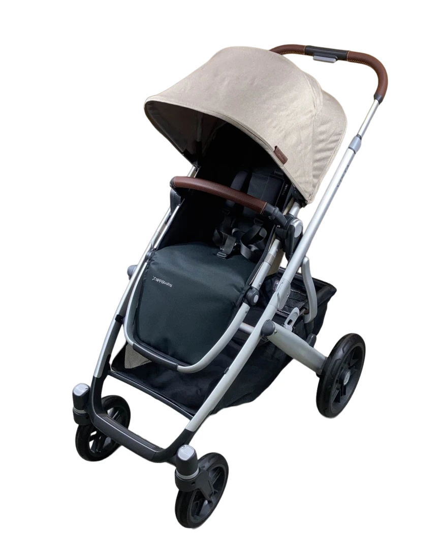 UPPAbaby VISTA V2 Stroller, 2022, Declan (Oat Melange) 4 UPPAbaby VISTA V2 Stroller, 2022, Declan (Oat Melange) - Image 2