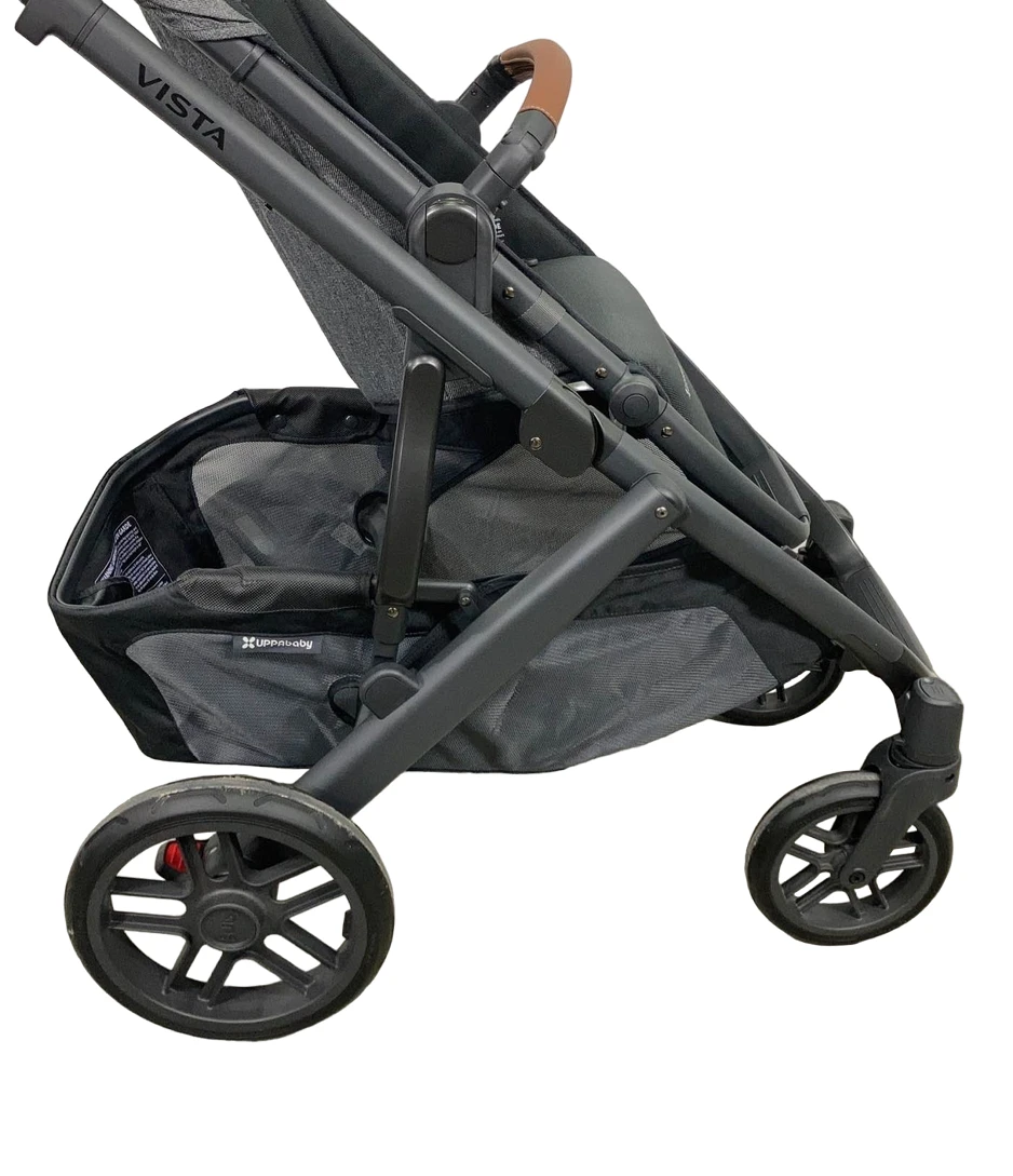 UPPAbaby VISTA V2 Stroller, 2022, Greyson (Charcoal Melange), (Canopy Not Included) 11 UPPAbaby VISTA V2 Stroller, 2022, Greyson (Charcoal Melange), (Canopy Not Included) - Image 9
