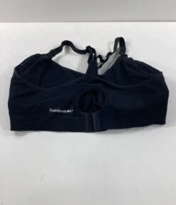 Bamboobies Yoga Nursing Bra, Medium Black