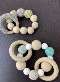 BUNDLE Teething And Grasping Toys, Wooden -Kindly Baby Shop 3daf3e8b2b484824e9af6ecb91965ba3