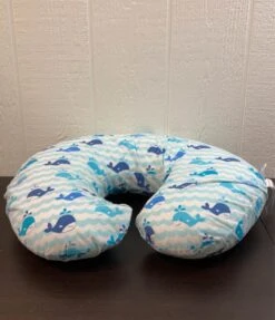 Boppy Luxe Nursing Pillow, Whale Watch Blue -Kindly Baby Shop 41177528f8636077eef7a0d8af1bff81