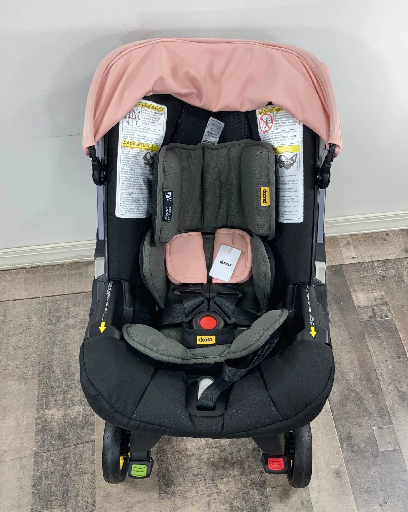 Doona Infant Car Seat & Stroller Combo, Blush Pink, 2021 8 Doona Infant Car Seat & Stroller Combo, Blush Pink, 2021 - Image 6