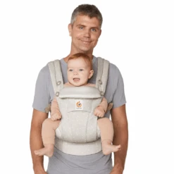 Ergobaby Omni 360 Cotton Baby Carrier, Natural Dots
