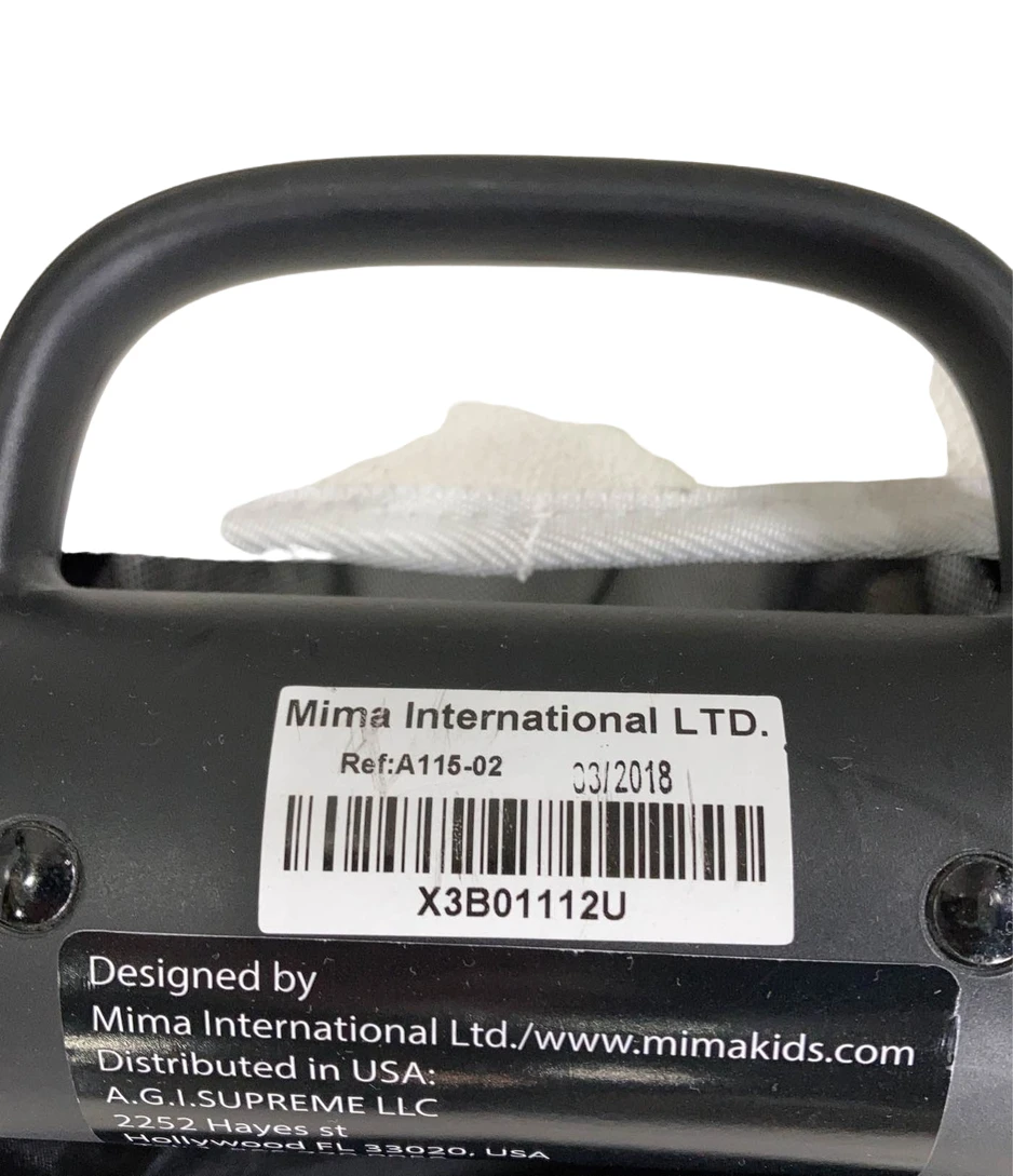 Mima Xari Stroller, 2018, Black, Snow White, Sand Beige 12 Mima Xari Stroller, 2018, Black, Snow White, Sand Beige - Image 10