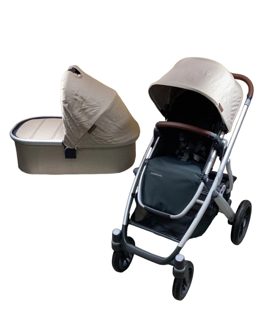 UPPAbaby VISTA V2 Stroller, 2022, Declan (Oat Melange) 3 UPPAbaby VISTA V2 Stroller, 2022, Declan (Oat Melange)