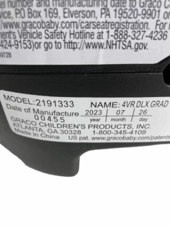 Graco 4Ever DLX Grad 5-in-1 Car Seat, 2023, Harrison -Kindly Baby Shop 48662ddc c06a 424c a13c 6d0ae6f36c59