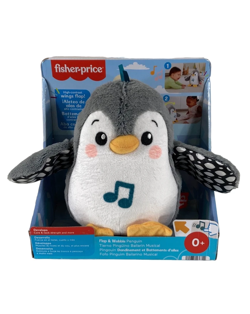 Fisher Price Flap And Wobble Musical Plush Penguin 6 Fisher Price Flap And Wobble Musical Plush Penguin - Image 4