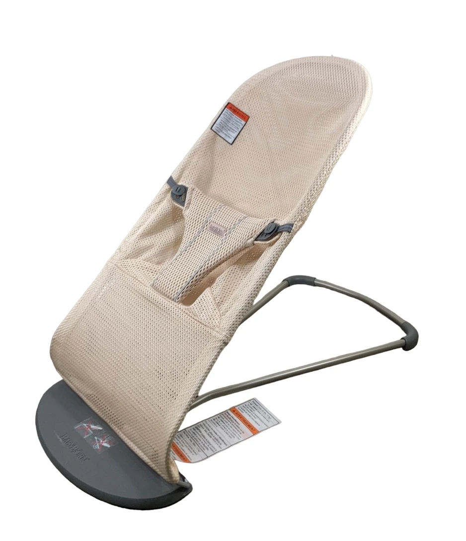 BabyBjorn Bouncer Bliss, Pearly Pink Mesh 4 BabyBjorn Bouncer Bliss, Pearly Pink Mesh - Image 2