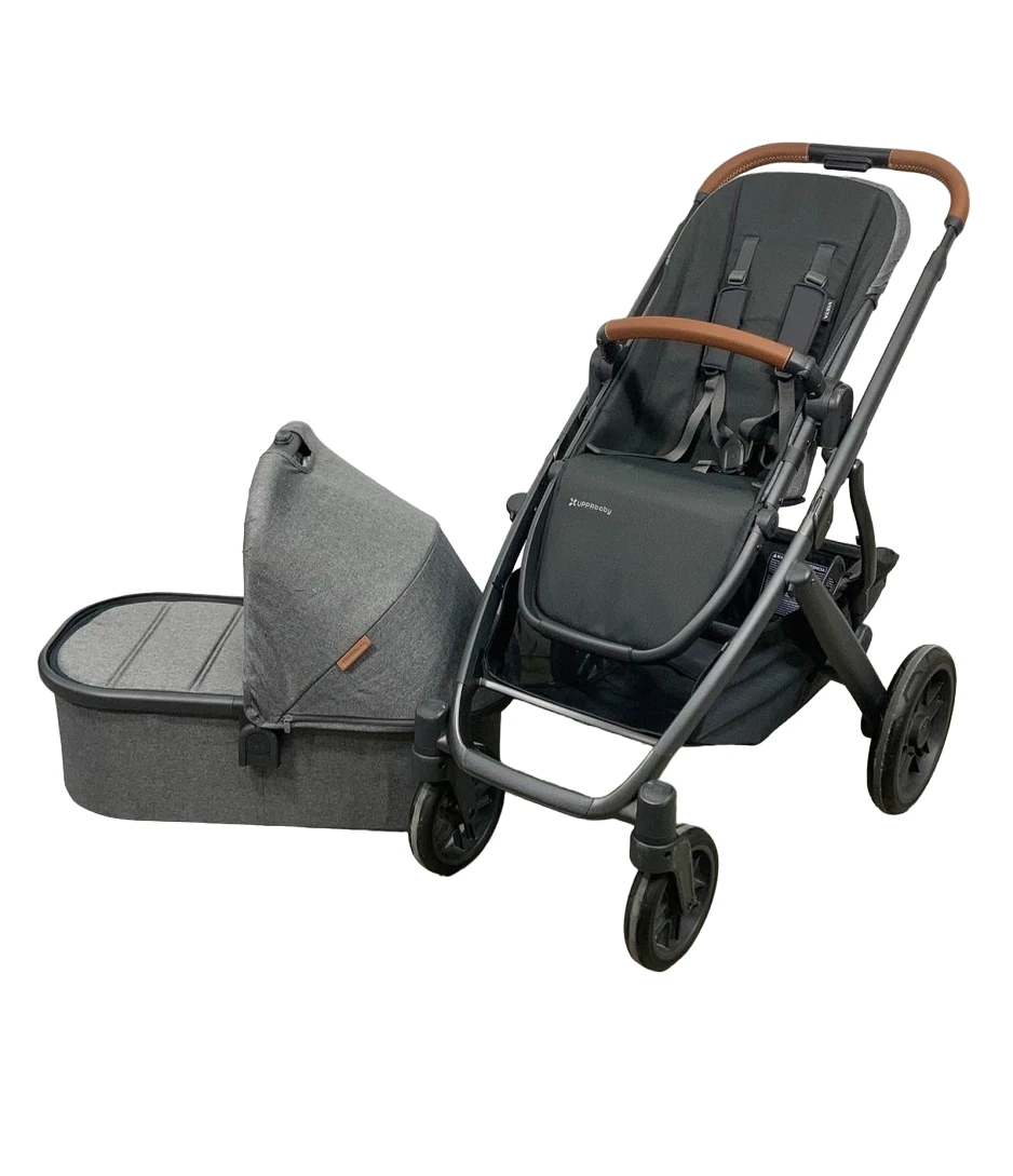 UPPAbaby VISTA V2 Stroller, 2022, Greyson (Charcoal Melange), (Canopy Not Included) 3 UPPAbaby VISTA V2 Stroller, 2022, Greyson (Charcoal Melange), (Canopy Not Included)