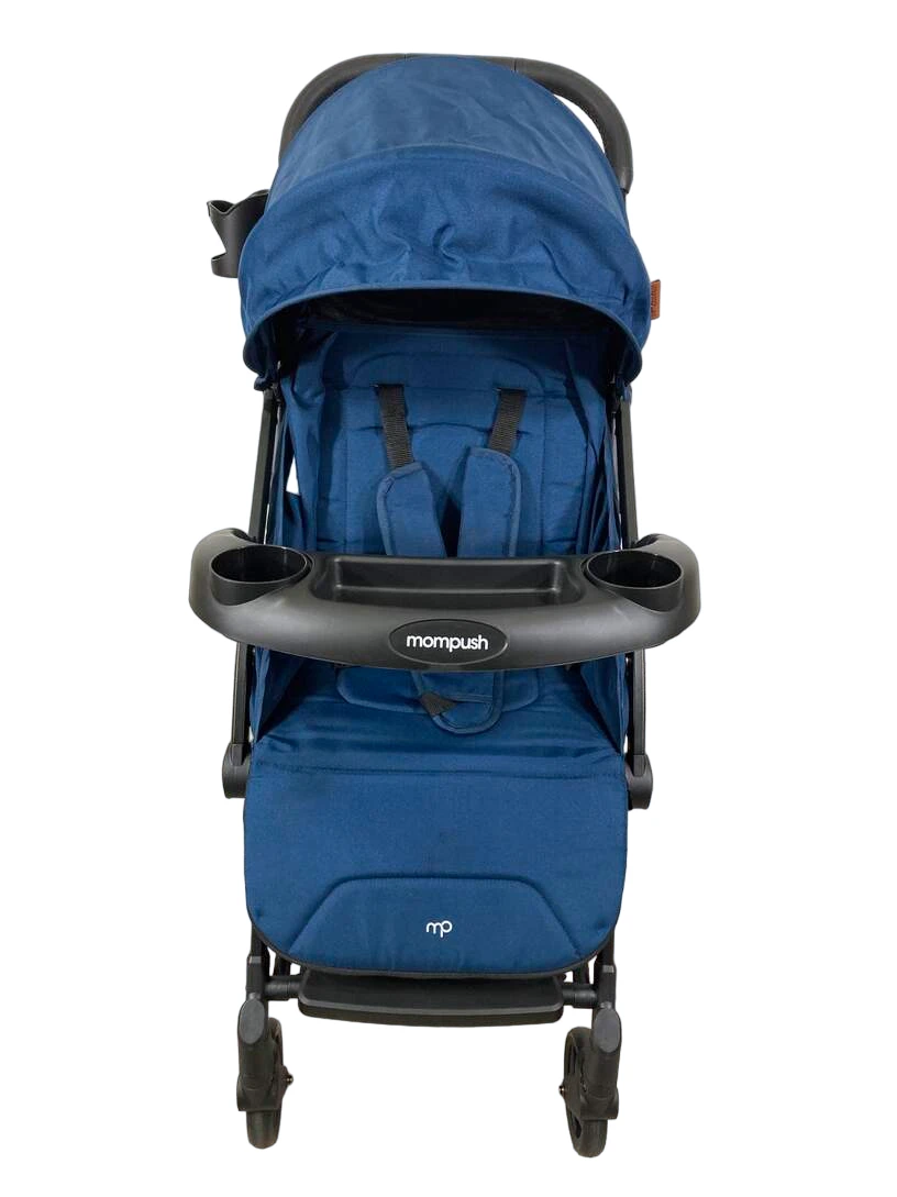 Mompush Lithe V2 Stroller, 2022, Navy 4 Mompush Lithe V2 Stroller, 2022, Navy - Image 2