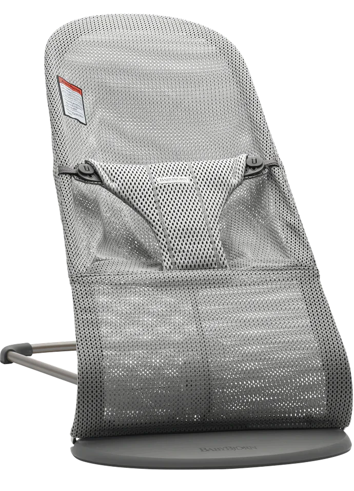 BabyBjorn Bouncer Bliss, Grey Mesh 6 BabyBjorn Bouncer Bliss, Grey Mesh - Image 4