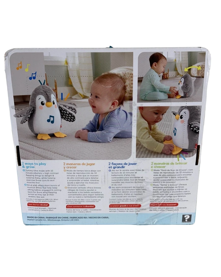 Fisher Price Flap And Wobble Musical Plush Penguin 7 Fisher Price Flap And Wobble Musical Plush Penguin - Image 5