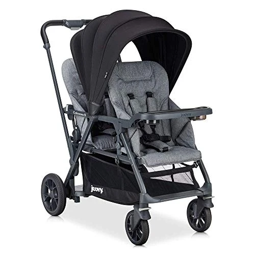 Joovy Caboose S Too Sit And Stand Double Stroller, 2018, Black Melange 17 Joovy Caboose S Too Sit And Stand Double Stroller, 2018, Black Melange - Image 15